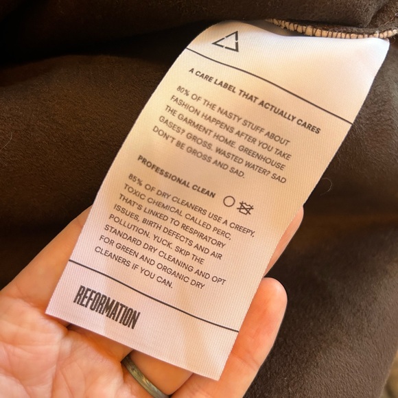 Reformation cream Sherpa jacket small - Picture 6 of 7